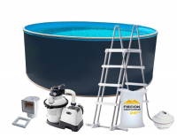 Бассейн Лагуна морозоустойчивый 5.00х1.25м круглый платина (песчаный фильтр, лестница, кварцевый песок, скиммер, форсунка) 50010-02 Бассейн Лагуна морозоустойчивый 5.00х1.25м круглый платина (песчаный фильтр, лестница, кварцевый песок, скиммер, форсунка) 50010-02